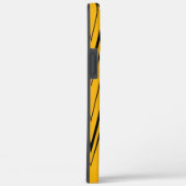 Coques Case-Mate iPhone Motif de Zigzag noir jaune (Verso / Droite)