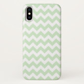 Coques Case-Mate iPhone Motif de zigzag vert en bon état (Dos)