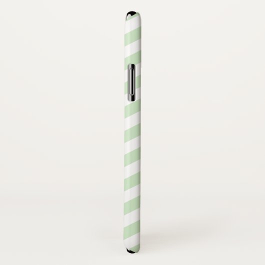 Coques Case-Mate iPhone Motif de zigzag vert en bon état (Dos/Droite)