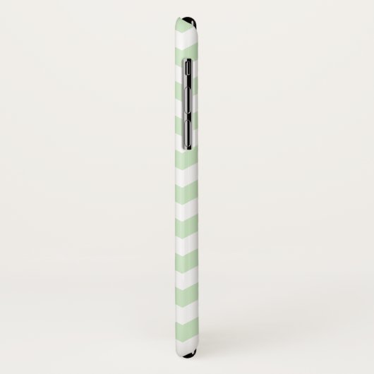 Coques Case-Mate iPhone Motif de zigzag vert en bon état (Dos/Gauche)