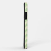 Coques Case-Mate iPhone Motif de zigzag vert et jaune (Dos/Droite)