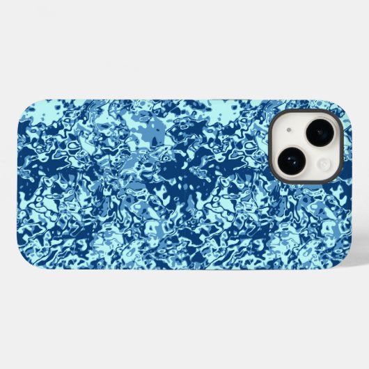 Coques Case-Mate iPhone Motif d'eau no 1 Black BG (Verso (horizontal))