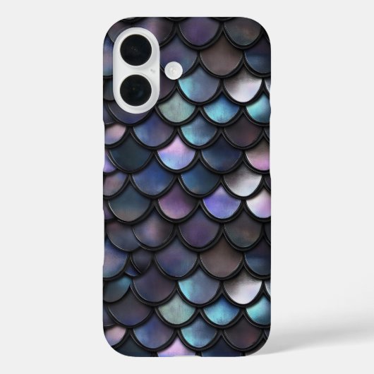 Coques Case-Mate iPhone Motif d'écailles de sirène (Verso)