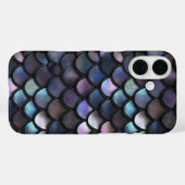 Coques Case-Mate iPhone Motif d'écailles de sirène (Verso (horizontal))