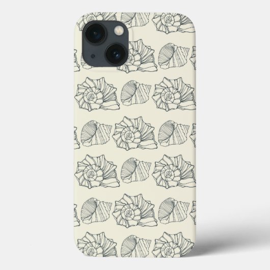 Coques Case-Mate iPhone Motif décoratif de coquilles (Verso)