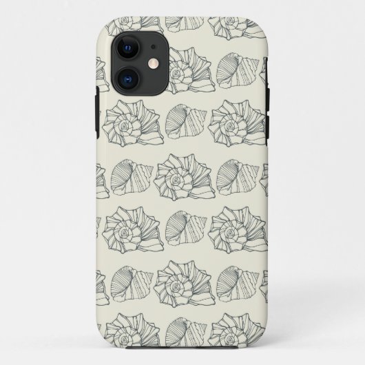 Coques Case-Mate iPhone Motif décoratif de coquilles (Dos)