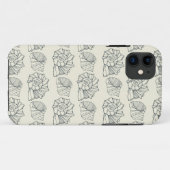Coques Case-Mate iPhone Motif décoratif de coquilles (Dos (Horizontal))