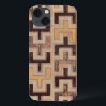 Coques Pour iPhone Motif décoratif de Mudcloth d'Africain<br><div class="desc">Motif africain décoratif de mudcloth par le Jr. de Wyatt de Normand comportant les formes géométriques qui semblent s'adapter ensemble. Les fans de Tetris ou les formes géométriques devraient faire cet achat aujourd'hui !</div>