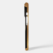 Coques Case-Mate iPhone Motif décoratif doré avec rose complexe (Verso / Gauche)