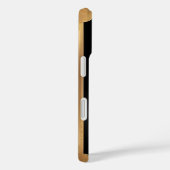 Coques Case-Mate iPhone Motif décoratif doré avec rose complexe (Verso / Droite)