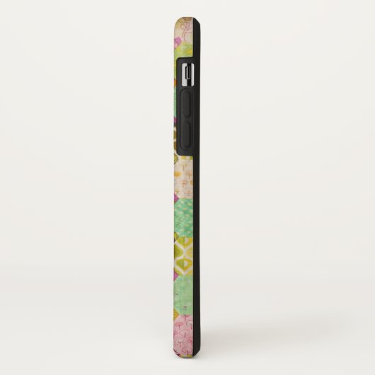 Coques Case-Mate iPhone Motif d'édredon (Dos/Gauche)