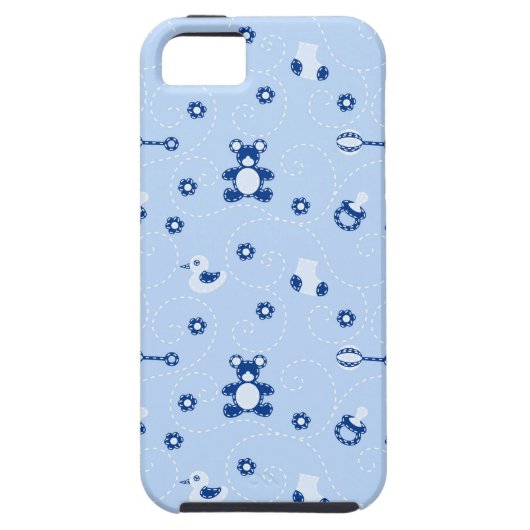 Coques Case-Mate iPhone Motif d'édredon de bébé (Dos)