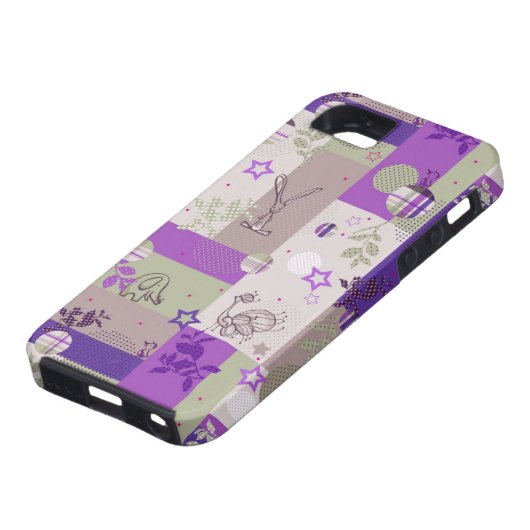 Coques Case-Mate iPhone Motif d'édredon de bébé (Bas)