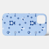Coques Case-Mate iPhone Motif d'édredon de bébé (Verso (horizontal))