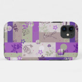 Coques Case-Mate iPhone Motif d'édredon de bébé (Dos (Horizontal))