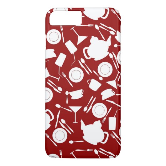 Coques Case-Mate iPhone Motif d'éléments de cuisine (Dos)