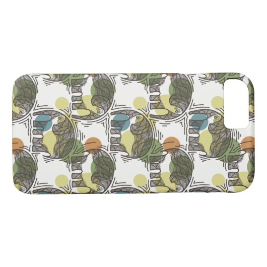 Coques Case-Mate iPhone Motif d'éléphant (Dos (Horizontal))