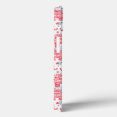 Coques Case-Mate iPhone Motif d'éléphant ethnique rouge (Verso / Droite)