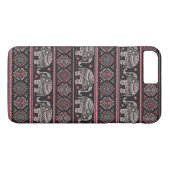 Coques Case-Mate iPhone Motif d'éléphant noir (Dos (Horizontal))