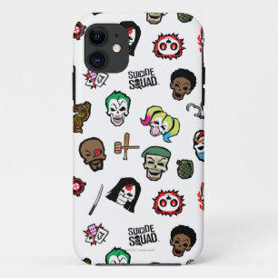 Coque iPhone 11 Motif d'Emoji de peloton de suicide du peloton  
