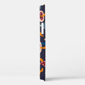 Coques Case-Mate iPhone Motif d'enrobage de tissu d'illustration de champi (Verso / Droite)