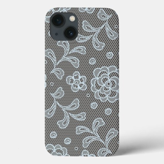 Coques Case-Mate iPhone Motif dentelle, fleur vintage 6 (Verso)