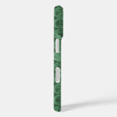 Coques Case-Mate iPhone Motif d'enveloppement de bulle verte (Verso / Droite)