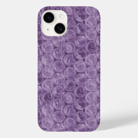 Coques Case-Mate iPhone Motif d'enveloppement de bulle violette (Verso)
