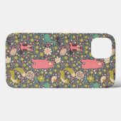 Coques Case-Mate iPhone Motif des animaux de forêt mignons (Verso (horizontal))
