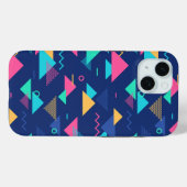Coques Case-Mate iPhone Motif des années 80 (Verso (horizontal))