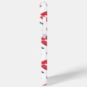 Coques Case-Mate iPhone Motif des Baisers rouges et des Coeurs (Verso / Gauche)