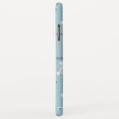 Coques Case-Mate iPhone Motif des canicules et des vaches blanches Monogra (Dos/Droite)