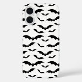 Coques Case-Mate iPhone Motif des chauves-souris d'Halloween noir (Verso)