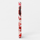 Coques Case-Mate iPhone Motif Des Coeurs, Coeurs Rouges, Amour (Dos/Gauche)