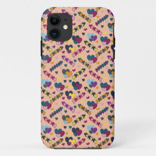 Case-Mate iPhone Case Motif des Coeurs colorés