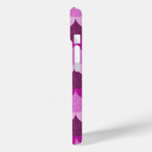 Coques Case-Mate iPhone Motif des échelles de sirène rose et violet (Verso / Gauche)