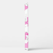 Coques Case-Mate iPhone Motif Des Eléphants Roses, Étoiles, Votre Nom (Verso / Droite)