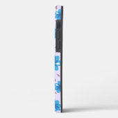 Coques Case-Mate iPhone Motif des fleurs bleues douces (Verso / Gauche)