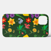 Coques Case-Mate iPhone Motif des fleurs de printemps (Verso (horizontal))