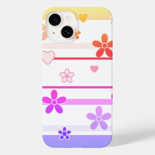 Coques Case-Mate iPhone Motif des fleurs de printemps (Verso)
