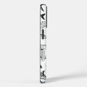 Coques Case-Mate iPhone Motif des géants sous-marins (Verso / Droite)