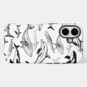 Coques Case-Mate iPhone Motif des géants sous-marins (Verso (horizontal))