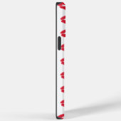 Coques Case-Mate iPhone Motif des lèvres de baisers rouges (Verso / Droite)