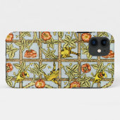 Coques Case-Mate iPhone motif des oiseaux et des fleurs de William Morris (Dos (Horizontal))