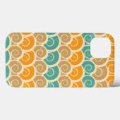 Coques Case-Mate iPhone Motif des ondulations d'aquarelle (Verso (horizontal))