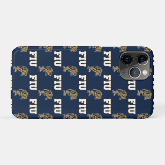 Coques Case-Mate iPhone Motif des Panthers de la FIU (Dos (Horizontal))