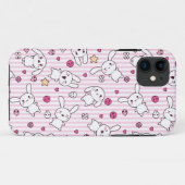 Coques Case-Mate iPhone motif des rayures kawaii (Dos (Horizontal))