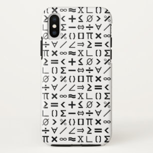 Case-Mate iPhone Case Motif des signes et symboles mathématiques