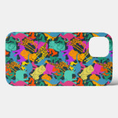 Coques Case-Mate iPhone Motif des silhouettes animales (Verso (horizontal))