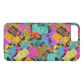 Coques Case-Mate iPhone Motif des silhouettes d'animaux rétro (Dos (Horizontal))